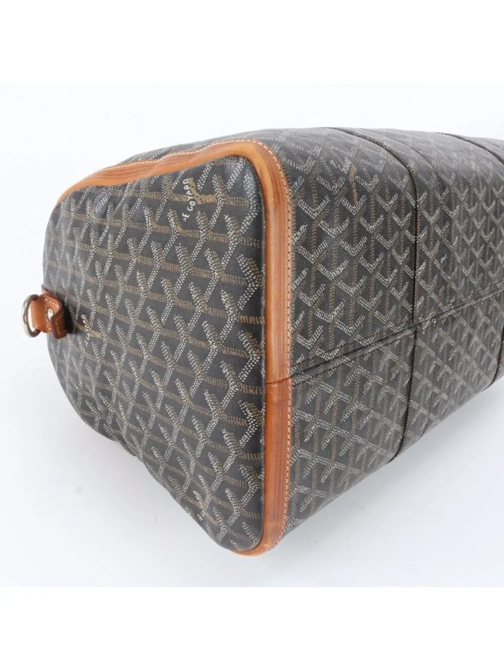 Goyard Croisjour 45 Leather Boston Bag Tote Carrie